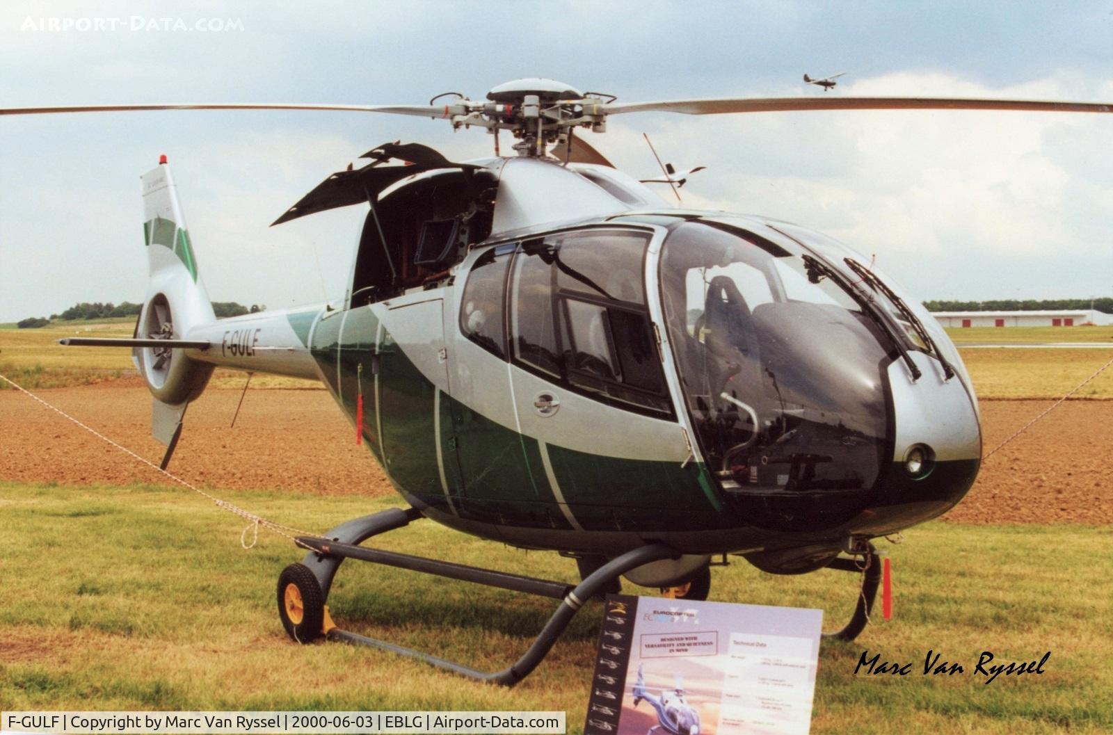 F-GULF, Eurocopter EC-120B Colibri C/N 1082, Heli Days Bierset 2000.