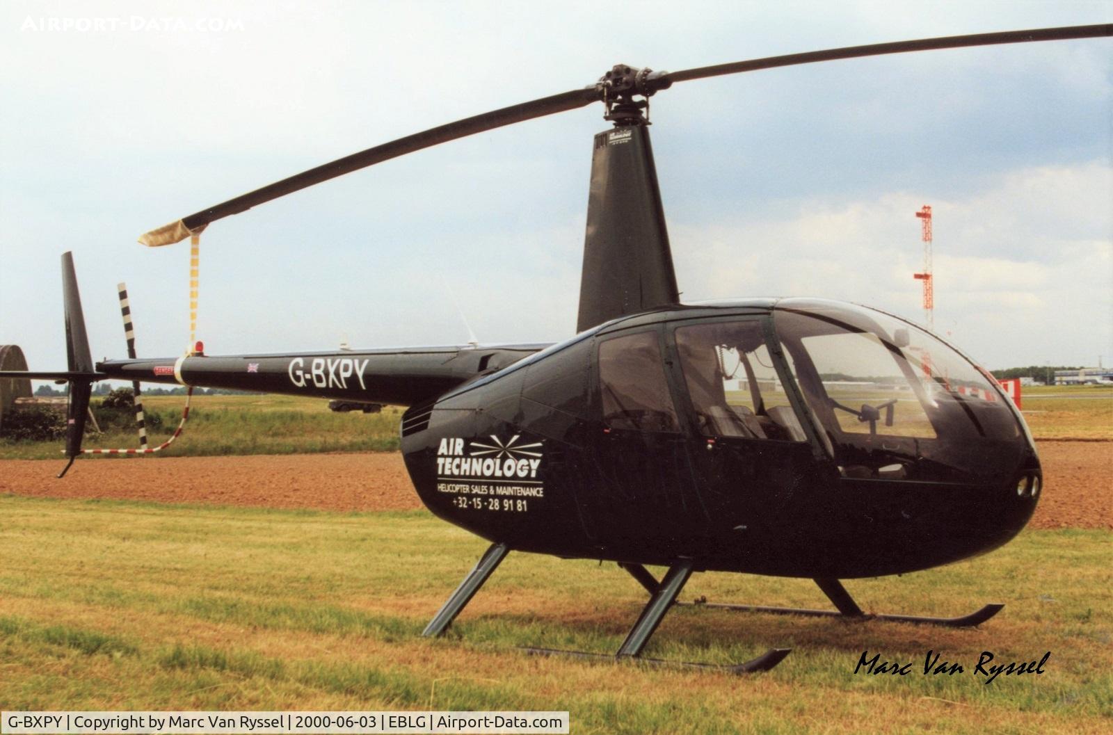 G-BXPY, 1995 Robinson R44 Astro C/N 0154, Heli Days Bierset 2000.