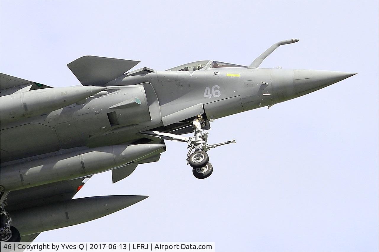 46, 2016 Dassault Rafale M C/N 46, Dassault Rafale M, Short approach rwy 08, Landivisiau Naval Air Base (LFRJ) Tiger Meet 2017