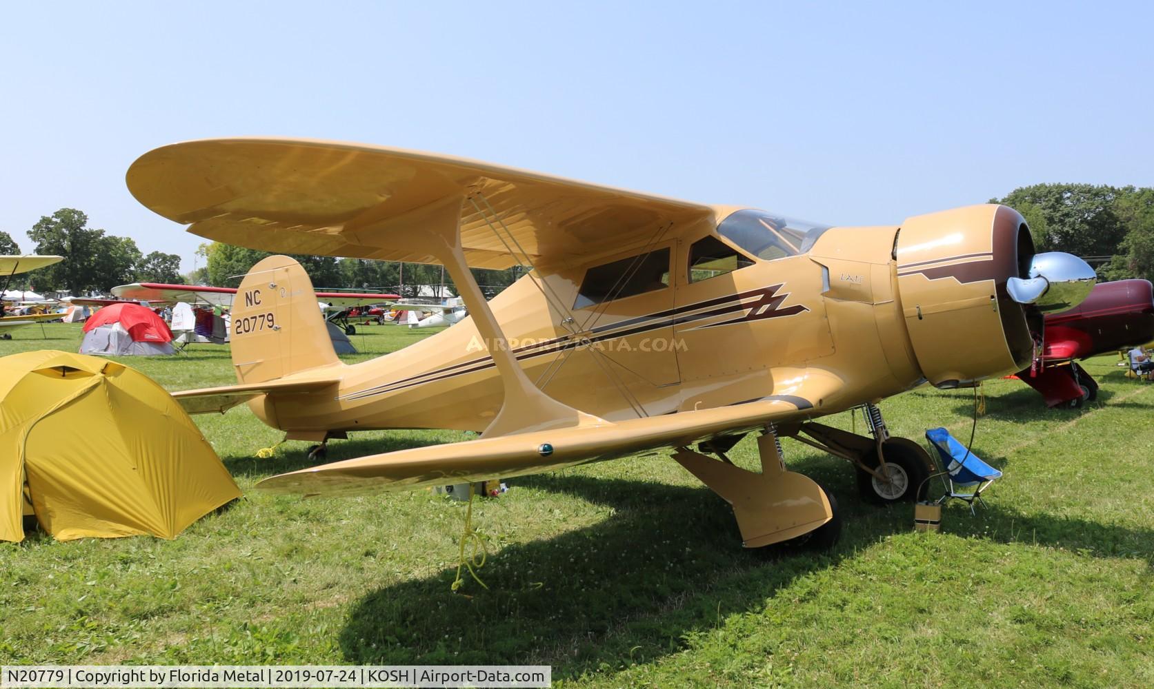N20779, 1940 Beech D17S Staggerwing C/N 398, Beech D17S