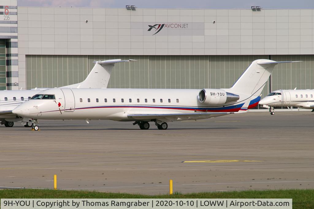 9H-YOU, 2008 Bombardier Challenger 850 (CL-600-2B19) C/N 8085, Air X Charter Bombardier Challenger 850