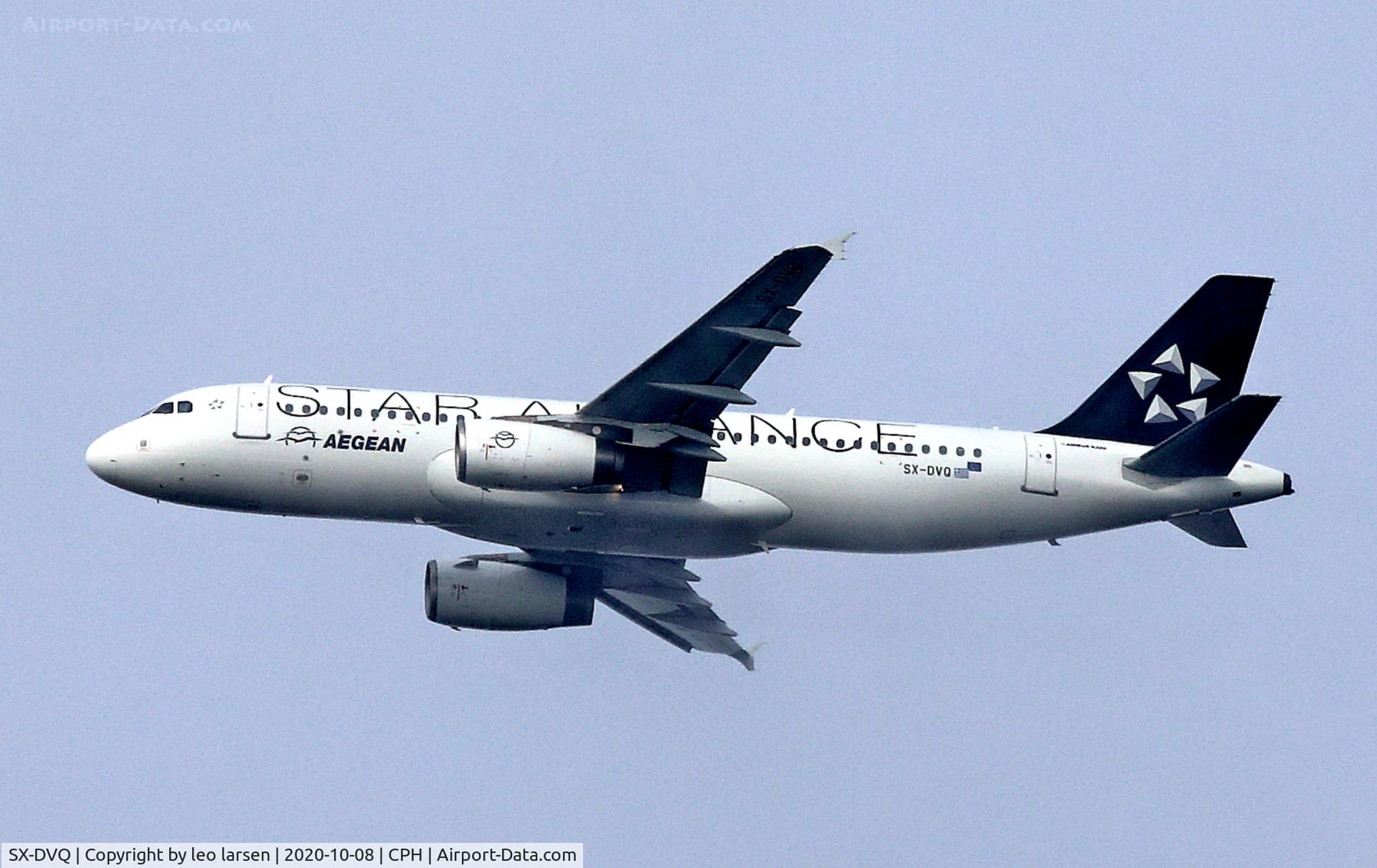 SX-DVQ, 2008 Airbus A320-232 C/N 3526, Copenhagen 8.10.2020