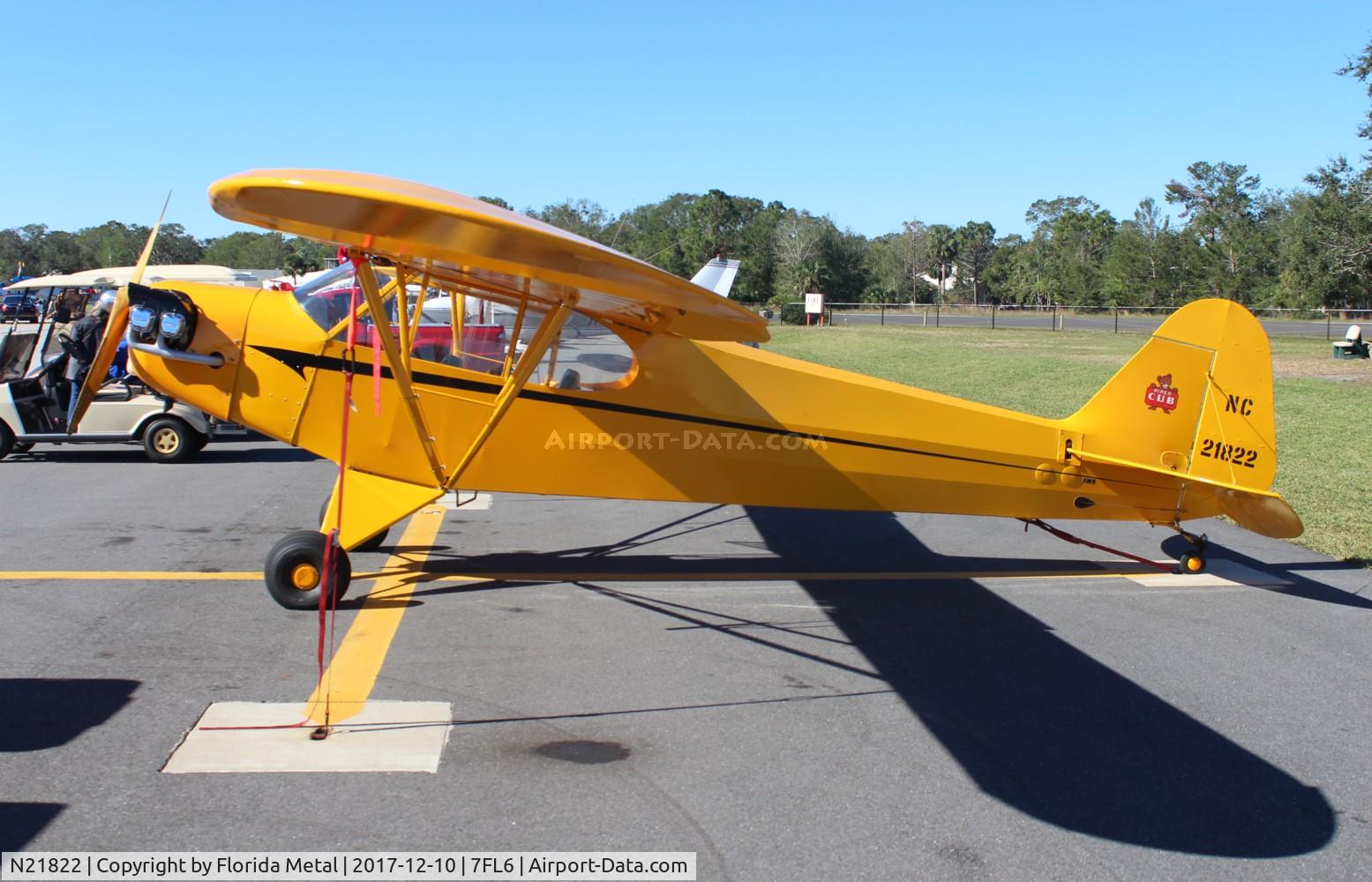 N21822, 1938 Piper J3C-65 Cub Cub C/N 2604, Piper J3 Cub