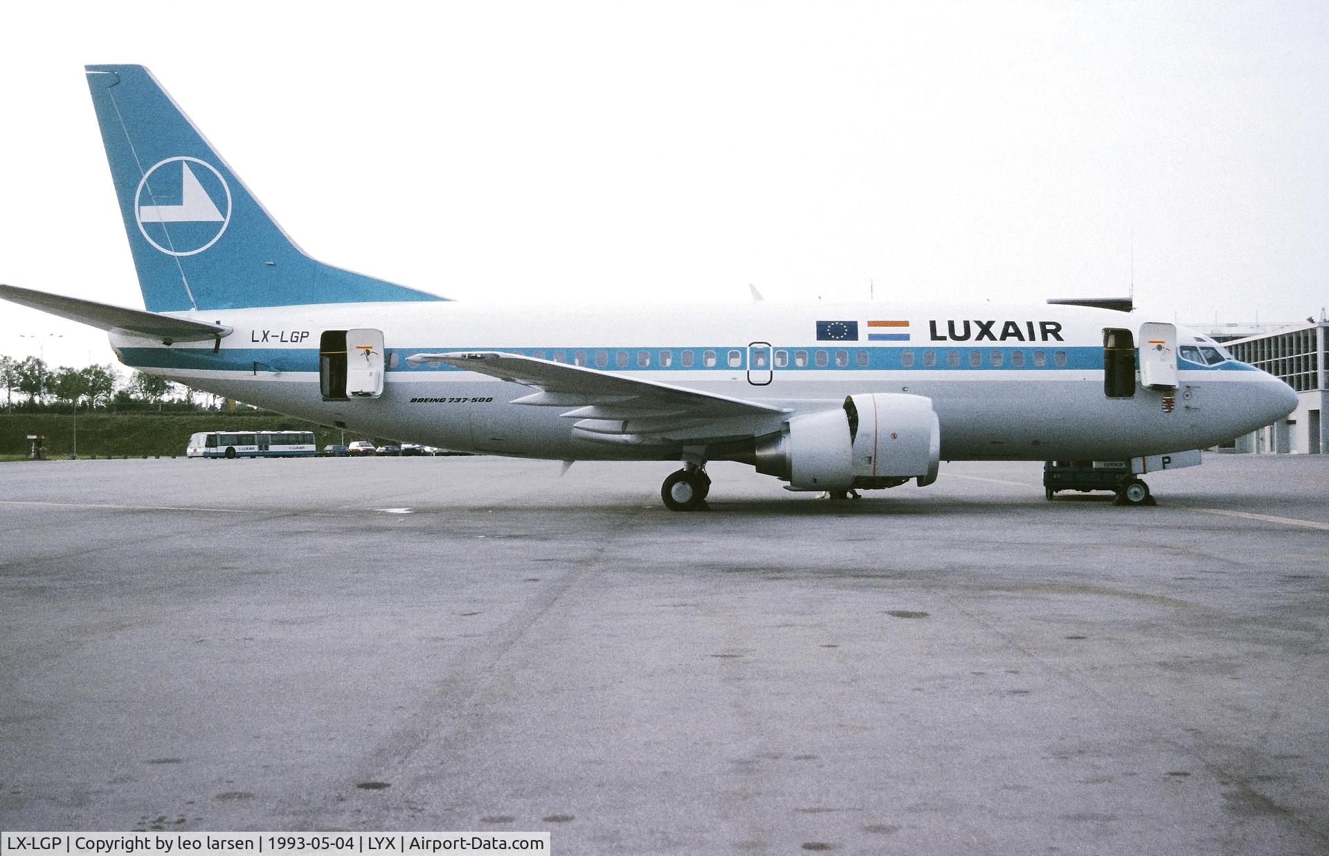 LX-LGP, 1993 Boeing 737-5C9 C/N 26439, Luxembourg 4.5.1993