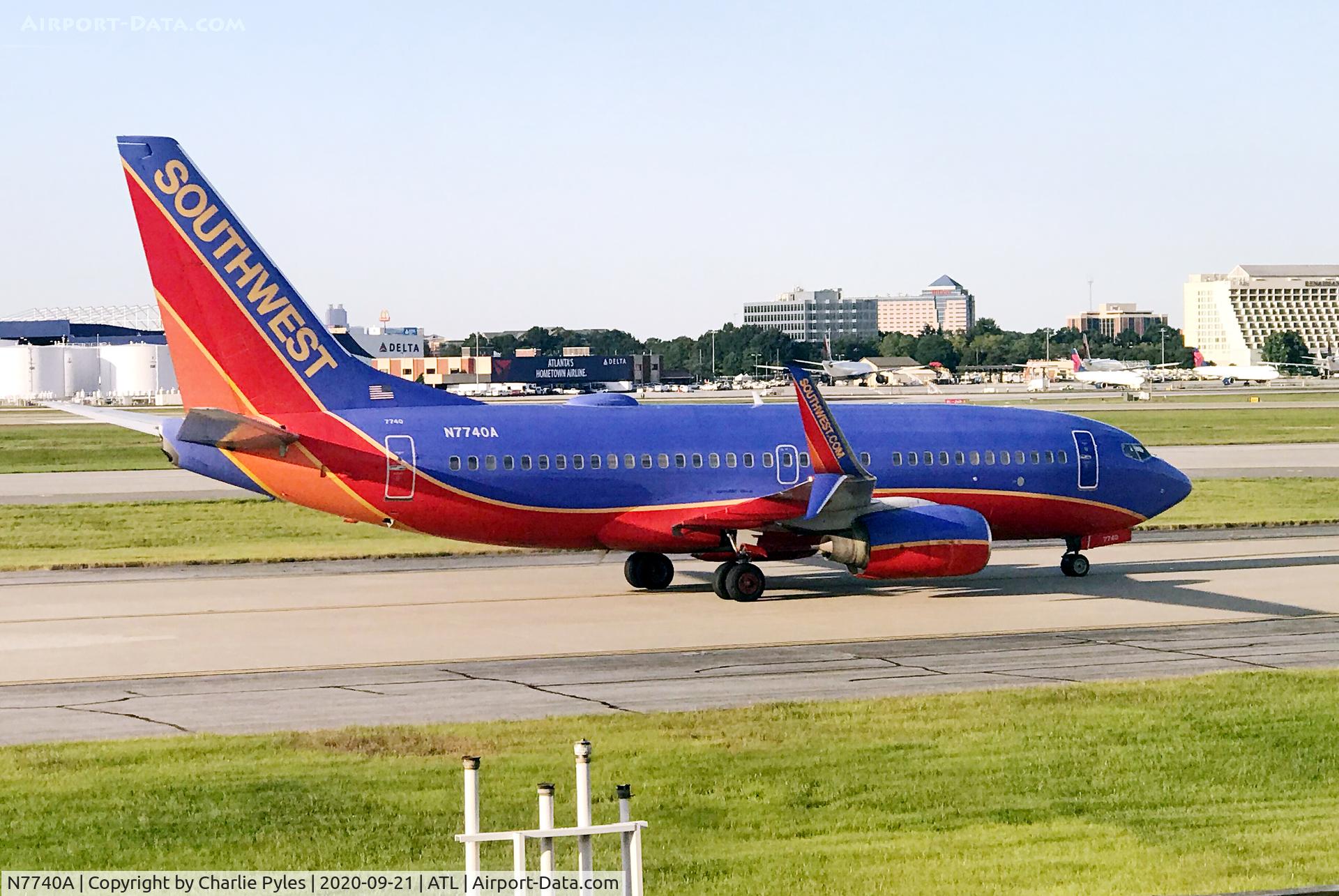 N7740A, 2007 Boeing 737-7BD C/N 33927, ex Air Tran N313AT