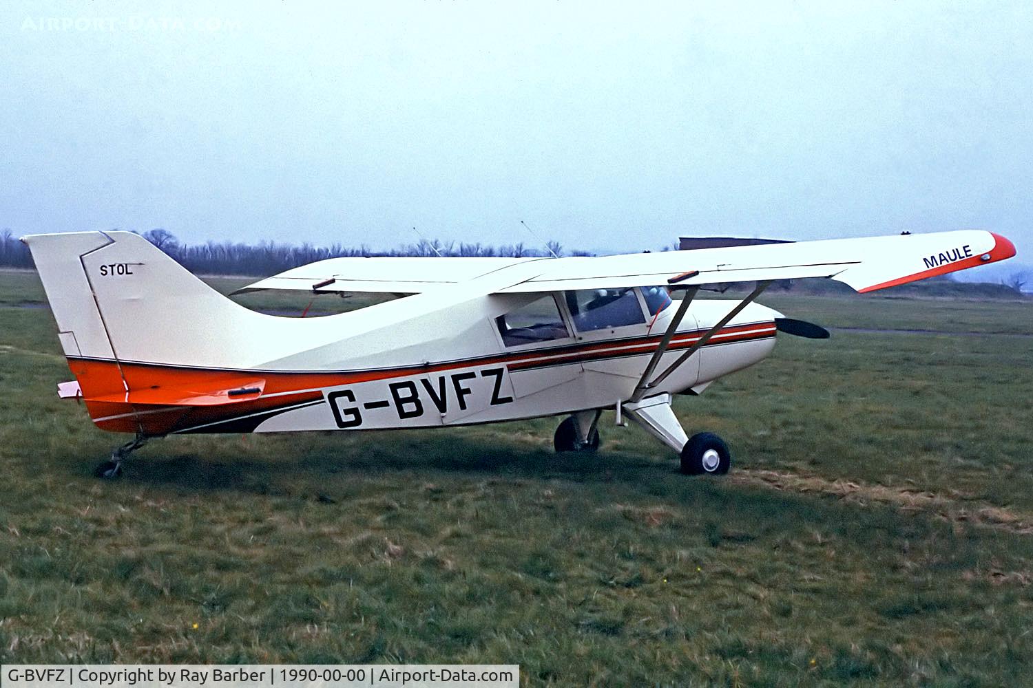 G-BVFZ, 1986 Maule M-5-180C C/N 8082C, G-BVFZ   Maule M-5-180C [8082C] (Place unknown) @ 1990's