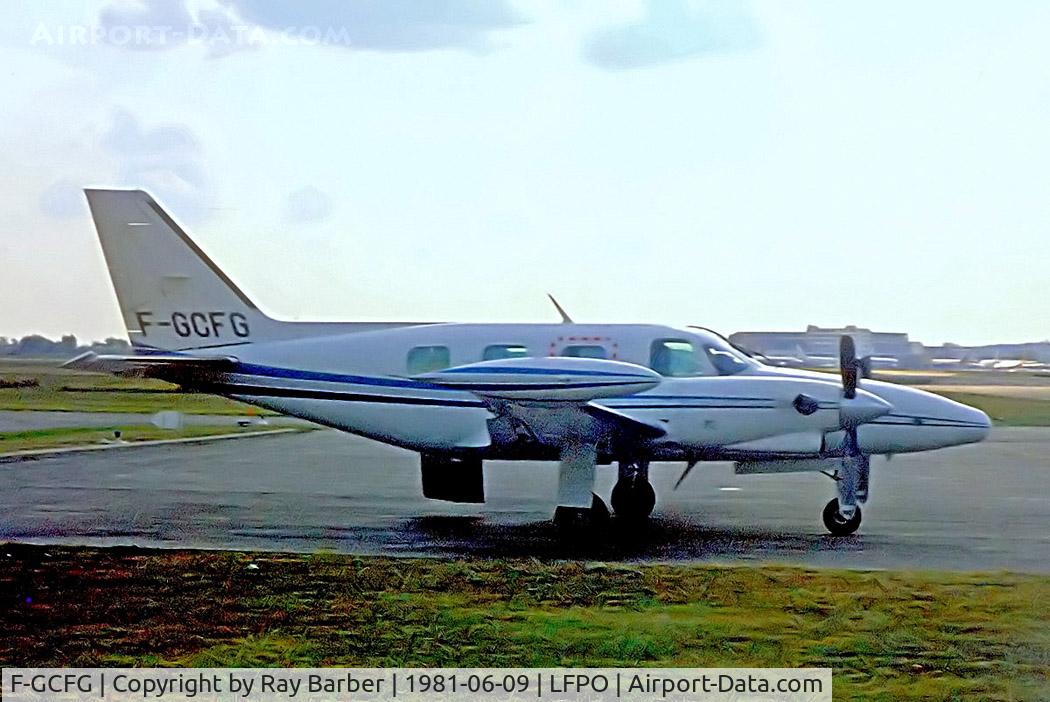 F-GCFG, Piper PA-31T-620 Cheyenne II C/N 31T-7920091, F-GCFG   Piper PA-31T Cheyenne II [31T-7920091] Paris-Orly~F 09/06/1981