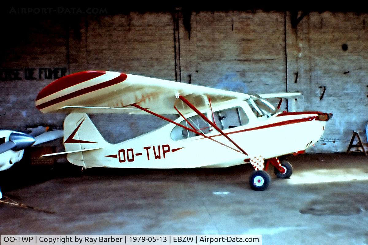 OO-TWP, 1946 Aeronca 7AC Champion C/N 7AC-3624, OO-TWP   Aeronca 7AC Champion [7AC-3624] Genk-Zwartberg~OO 13/05/1979