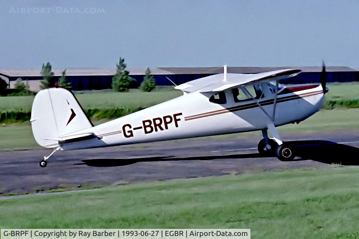 G-BRPF, 1946 Cessna 120 C/N 9902, G-BRPF   Cessna 120 [9902] Breighton~G 27/06/1993