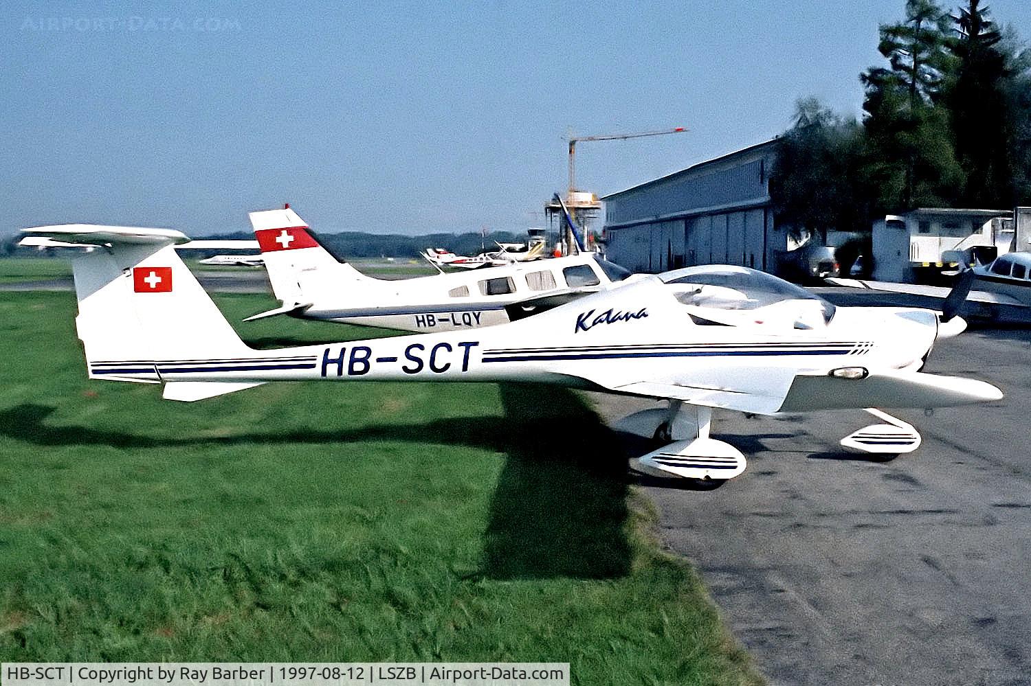 HB-SCT, 1995 Diamond DV-20 Katana C/N 20112, HB-SCT   HOAC DV 20 Katana [20.112] Bern-Belp~HB 12/08/1997