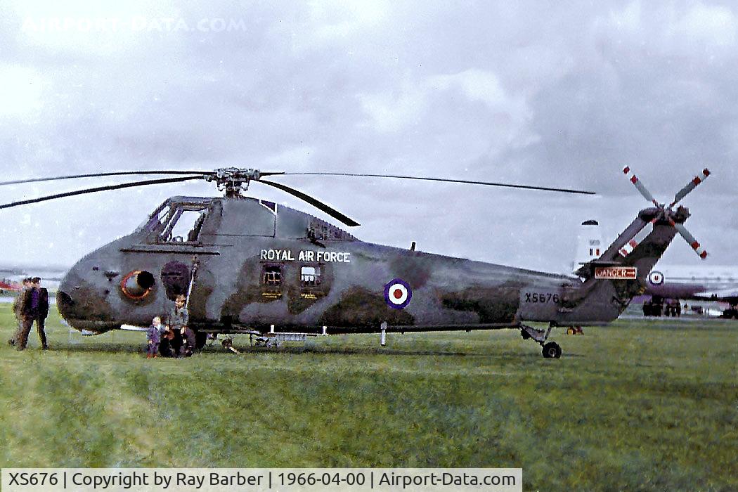 XS676, 1965 Westland Wessex HC.2 C/N WA195, XS676   Westland WS.58 Wessex HC.2 [WA195] (Royal Air Force)  (Place & Date unknown)~G @ 04/1966