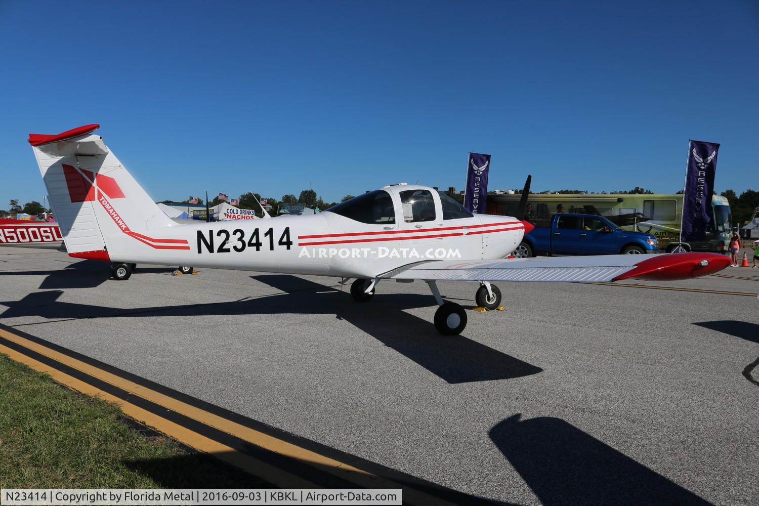 N23414, 1981 Piper PA-38-112 Tomahawk Tomahawk C/N 38-81A0095, PA-38