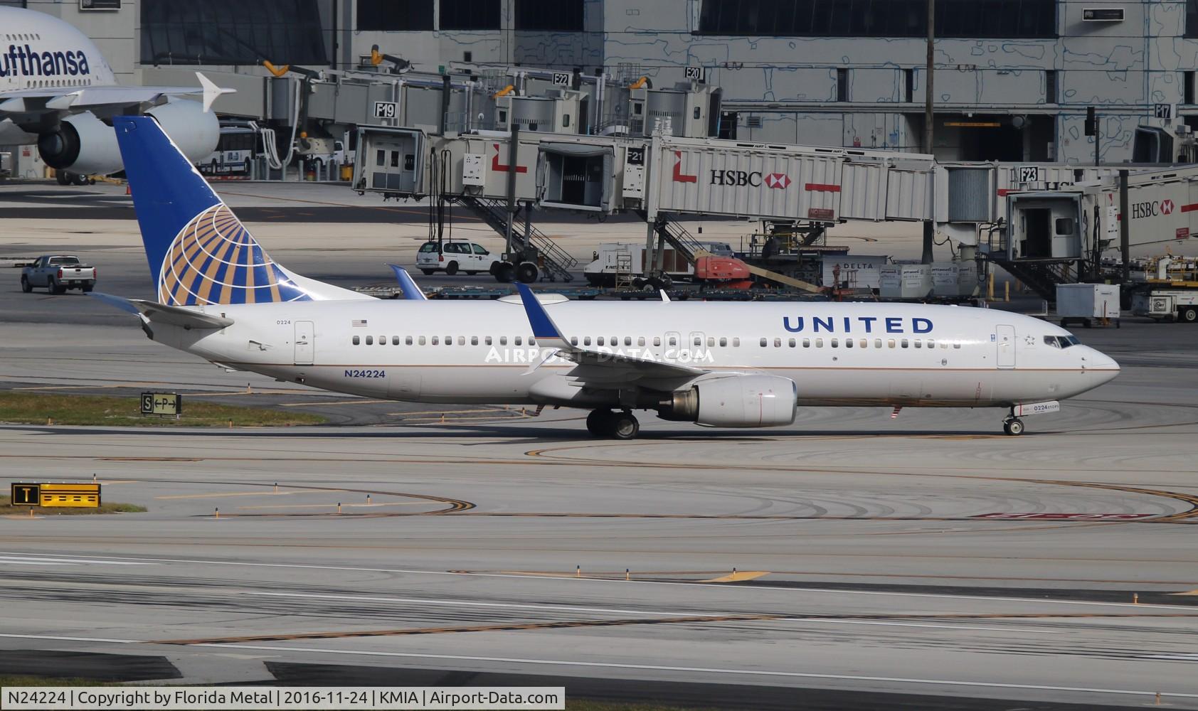 N24224, 1998 Boeing 737-824 C/N 28933, United 737-824