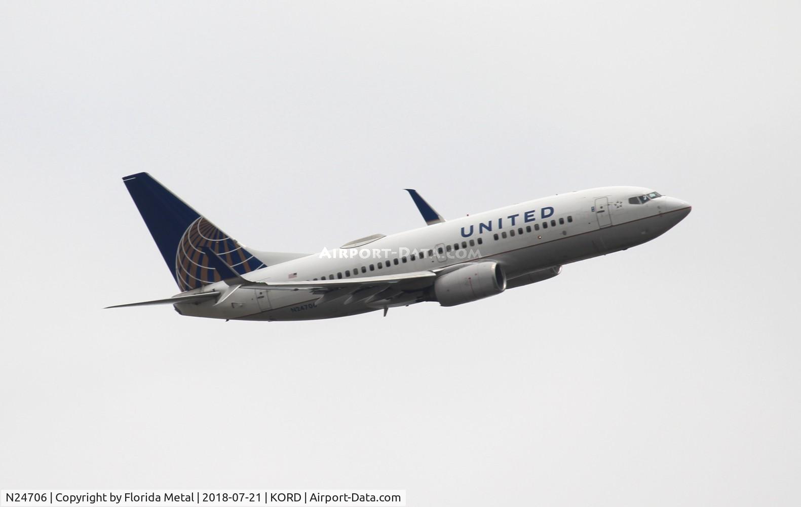 N24706, 1998 Boeing 737-724 C/N 28767, United 737-724