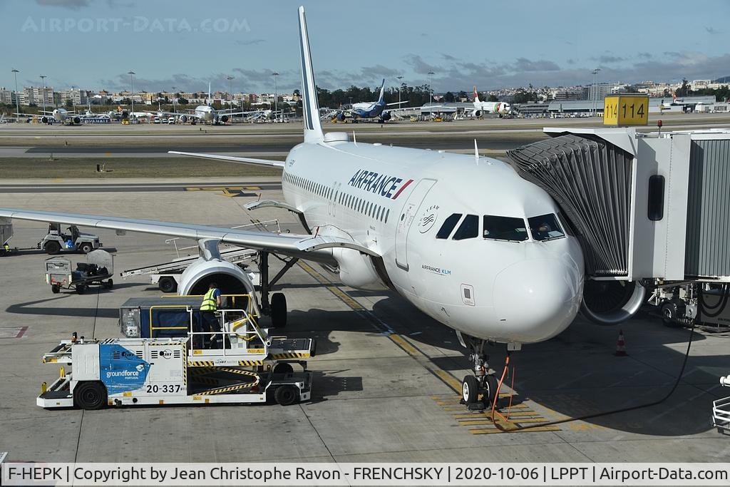 F-HEPK, 2018 Airbus A320-214 C/N 8127, Paris (CDG) to Lisbon (LIS), flight AF1024