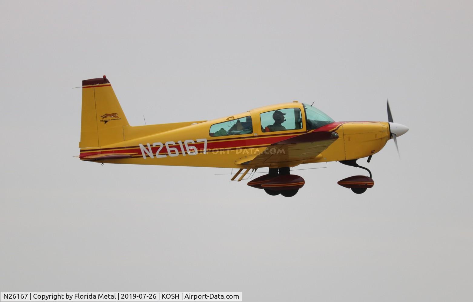 N26167, 1977 Grumman American AA-5A Cheetah C/N AA5A0461, AA-5A