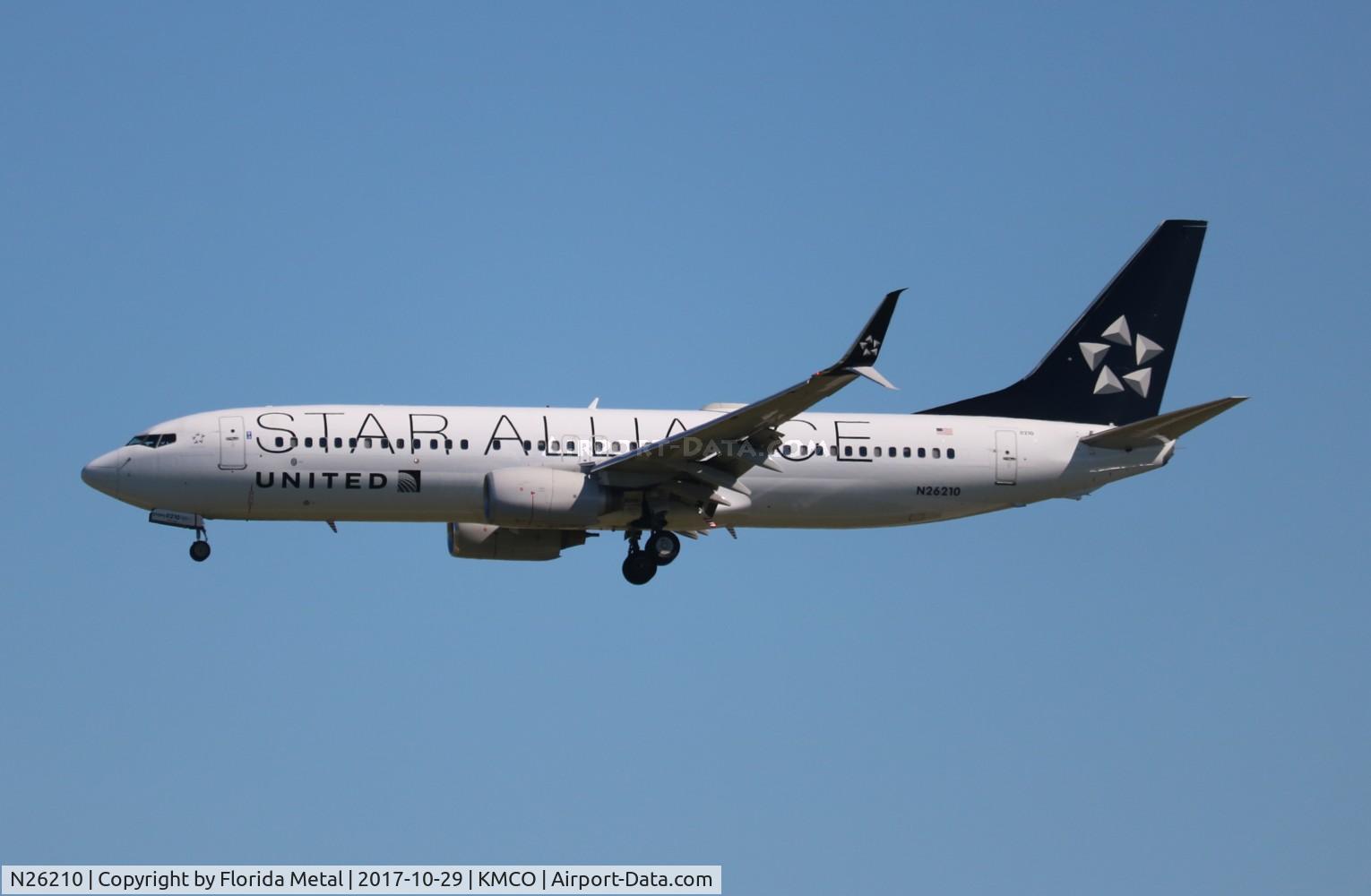 N26210, 1998 Boeing 737-824 C/N 28770, United 737-824