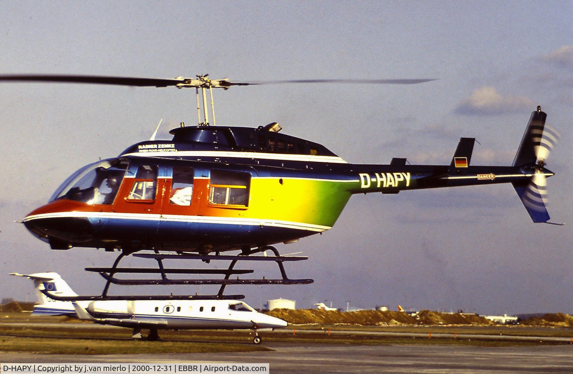 D-HAPY, Bell 206L-3 LongRanger III C/N 51040, Brussels G.A.T scan from slide