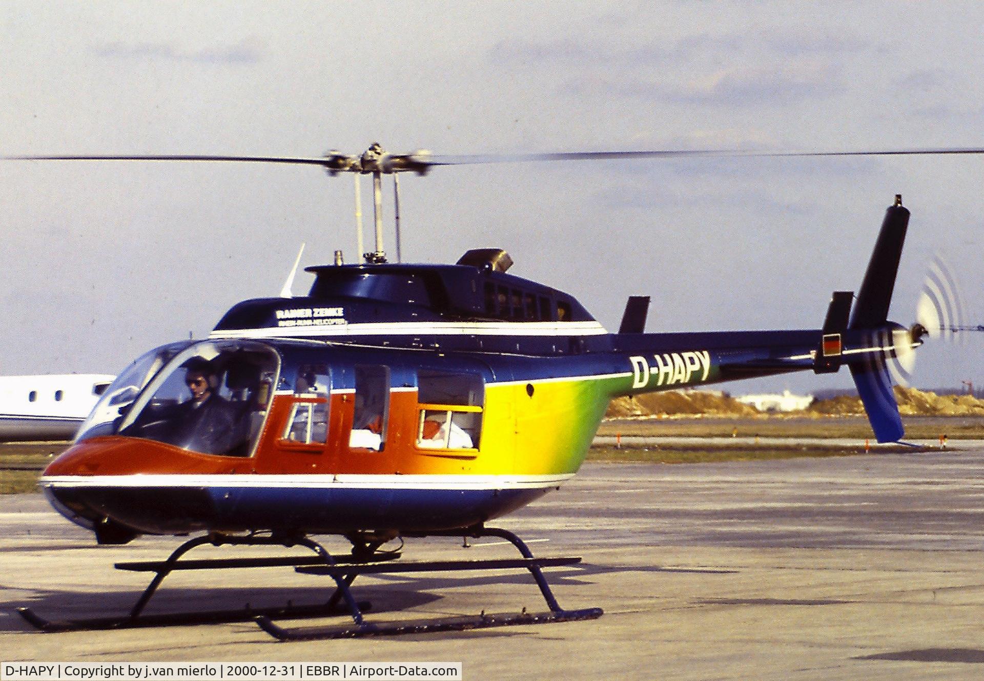 D-HAPY, Bell 206L-3 LongRanger III C/N 51040, Scan from slide