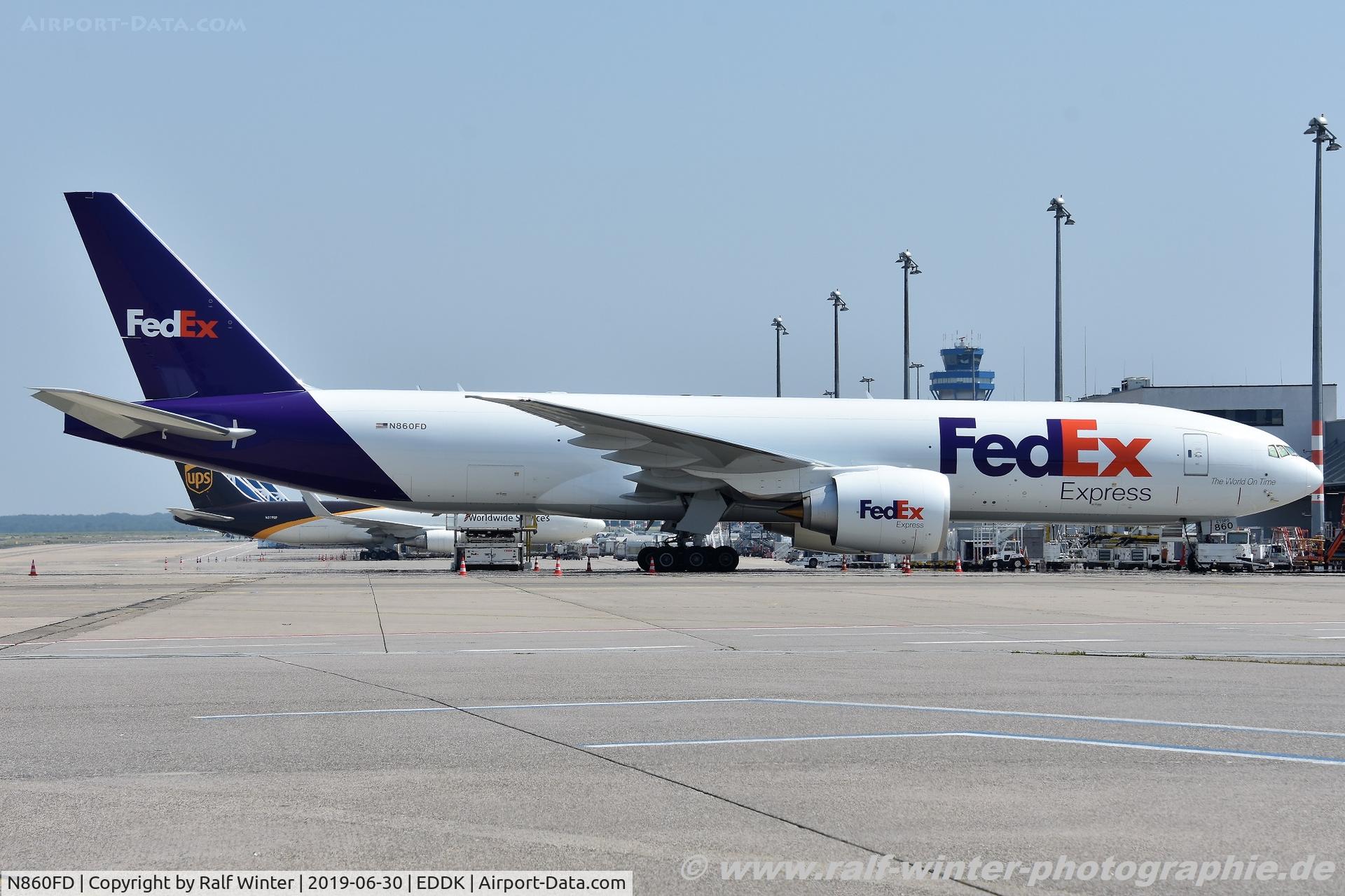 N860FD, 2019 Boeing 777-FS2 C/N 37731, Boeing 777-F - FX FDX Federal Express FedEx 'Layton' - 37731 - N860FD - 30.06.2019 - CGN