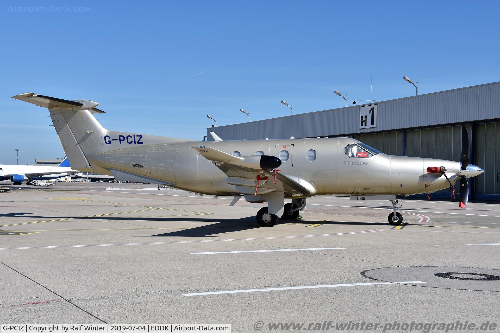 G-PCIZ, 2016 Pilatus PC-12/47E C/N 1639, Pilatus PC-12-47E - Limbourne Ltd - 1639 - G-PCIZ - 04.07.2019 - CGN