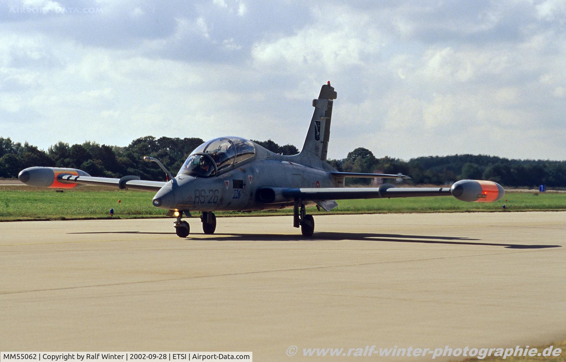 MM55062, Aermacchi MB-339CD C/N 6859/192/CD001, Aermacchi MB-339CD - AMI Italian Air Force- Aeronautica Militare RS-26 - 6859 - MM55062 - 28.09.2002 - IGS Manching