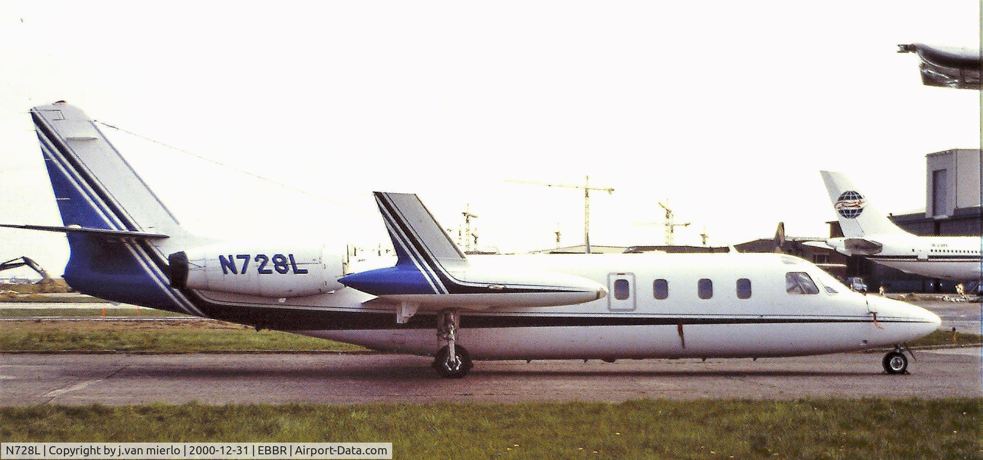 N728L, 1981 Israel Aircraft Industries IAI-1124A Westwind II C/N 349, Scan from slid late '90s