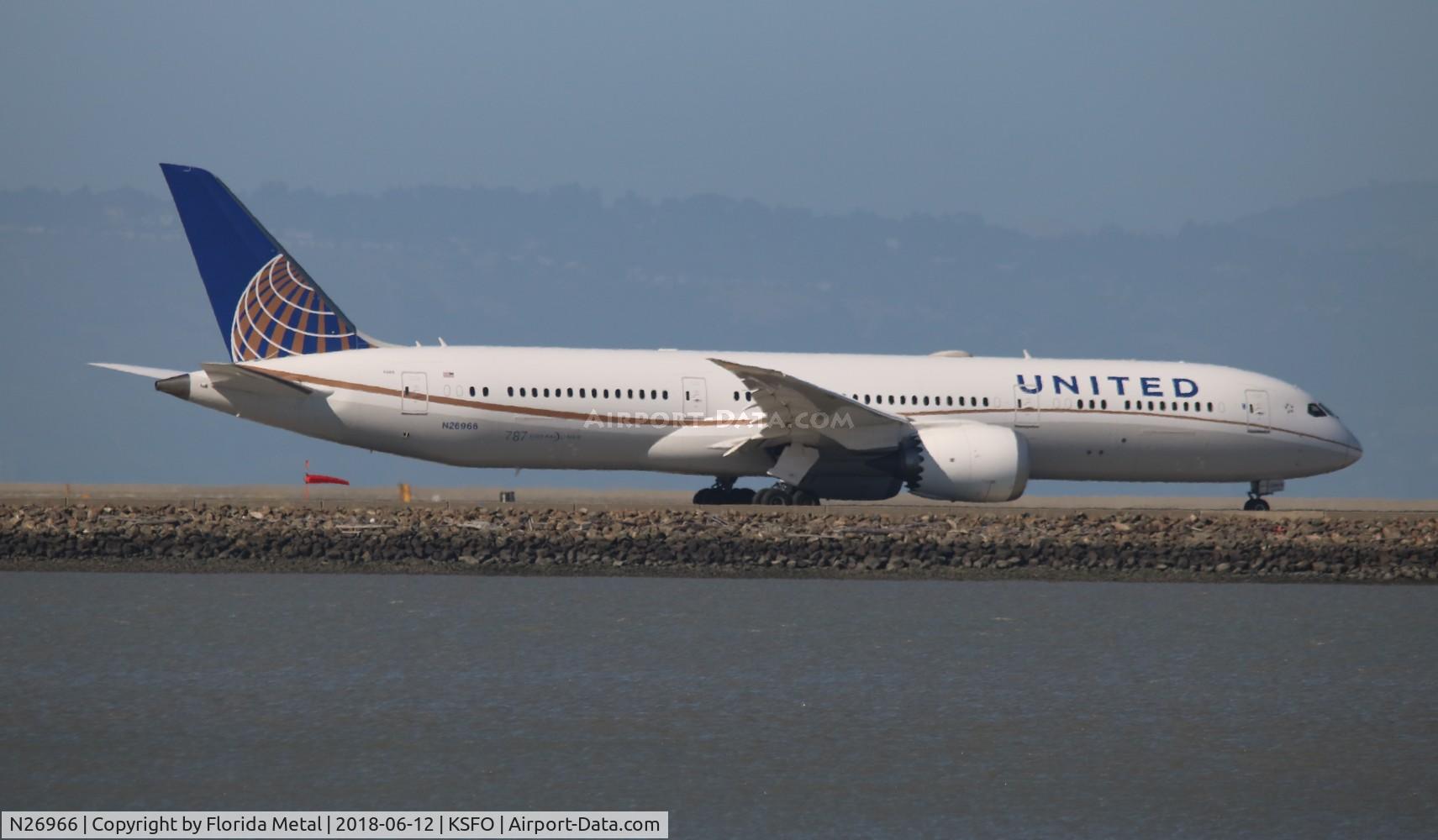 N26966, 2016 Boeing 787-9 Dreamliner C/N 60143, United 787-9