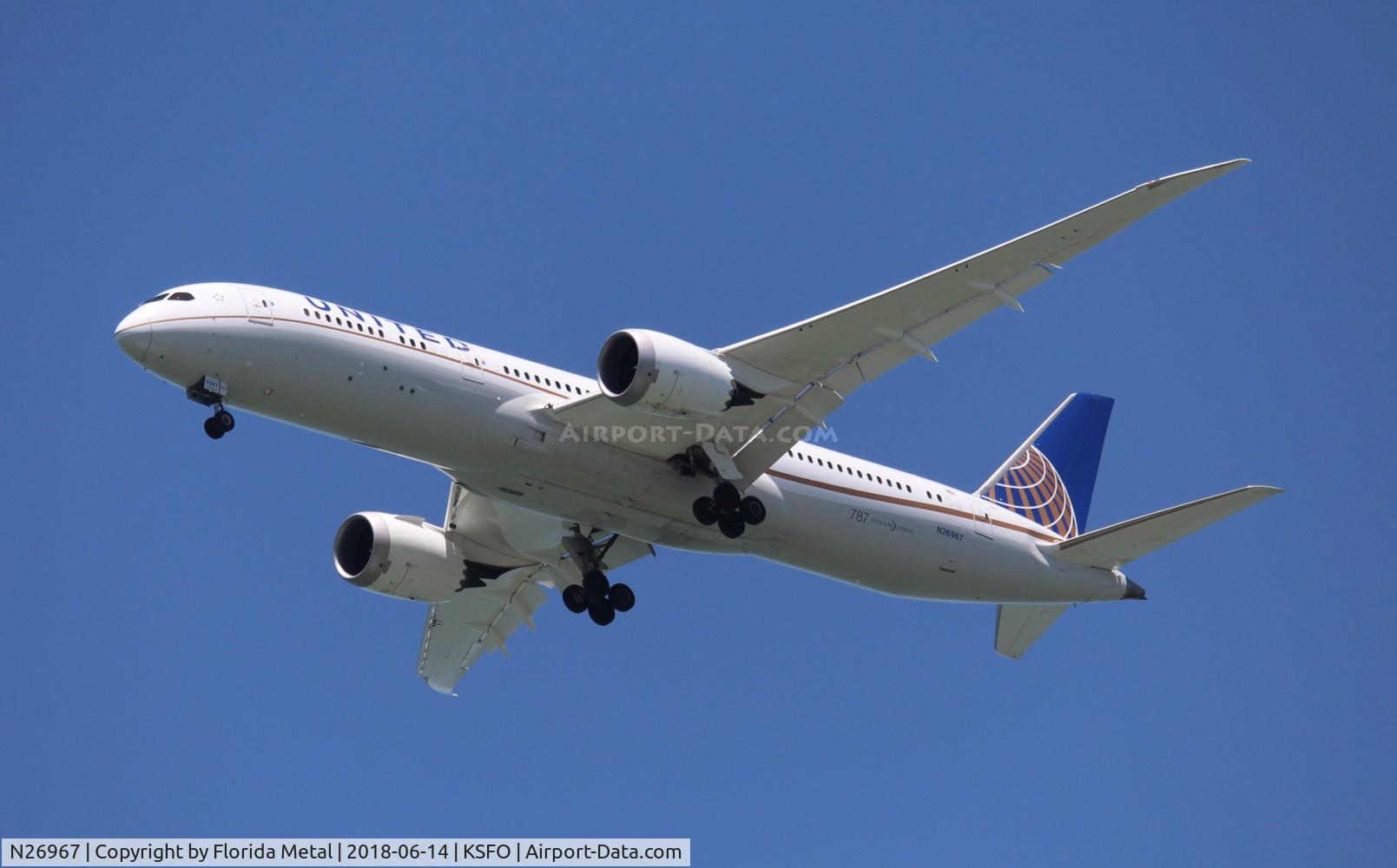 N26967, 2016 Boeing 787-9 Dreamliner Dreamliner C/N 60144, United 787-9