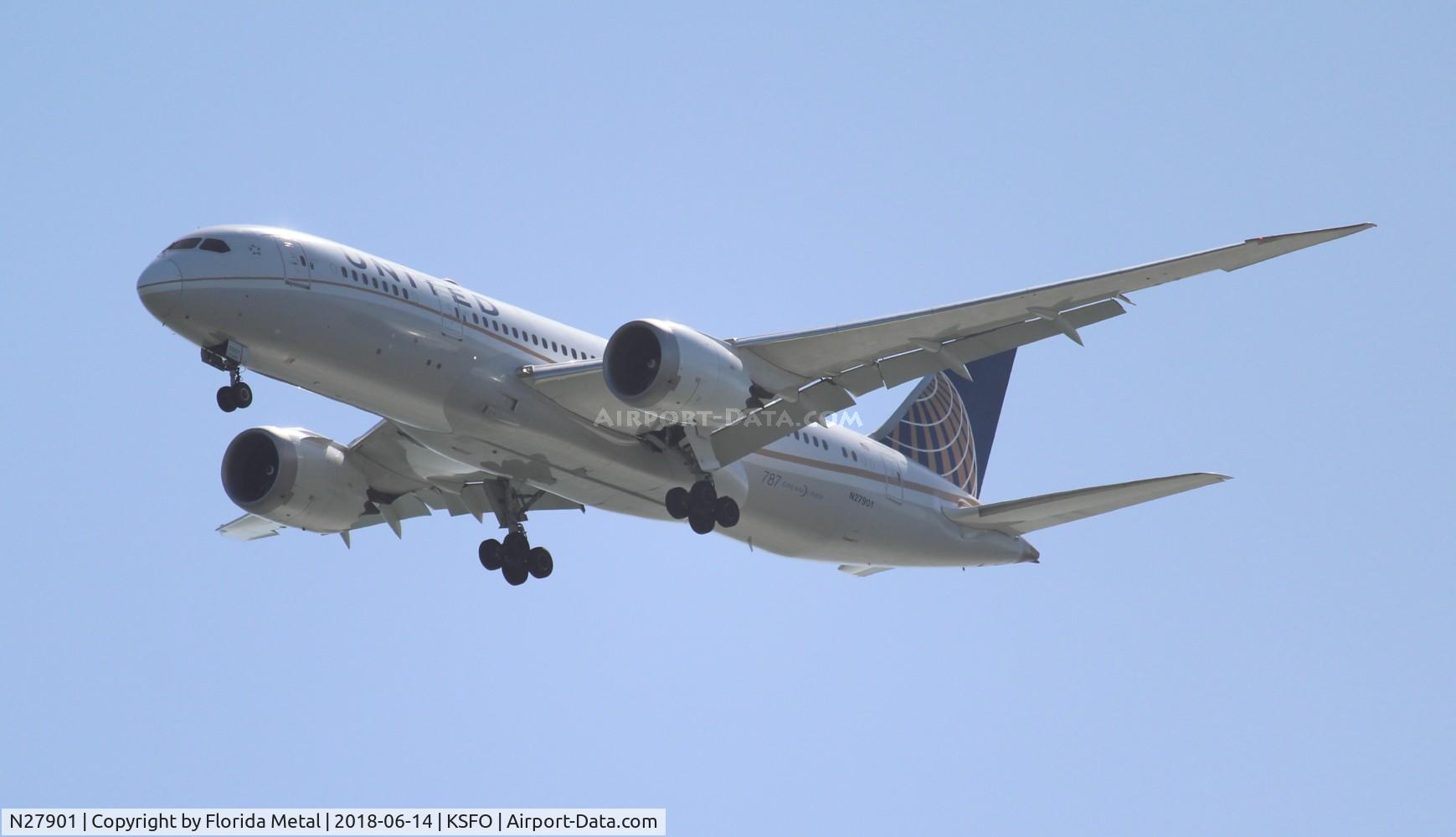 N27901, 2012 Boeing 787-8 Dreamliner C/N 34821, United 787-8