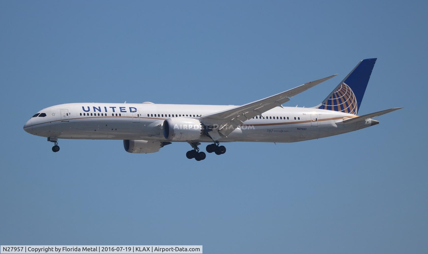 N27957, 2015 Boeing 787-9 Dreamliner C/N 36409, United 787-9