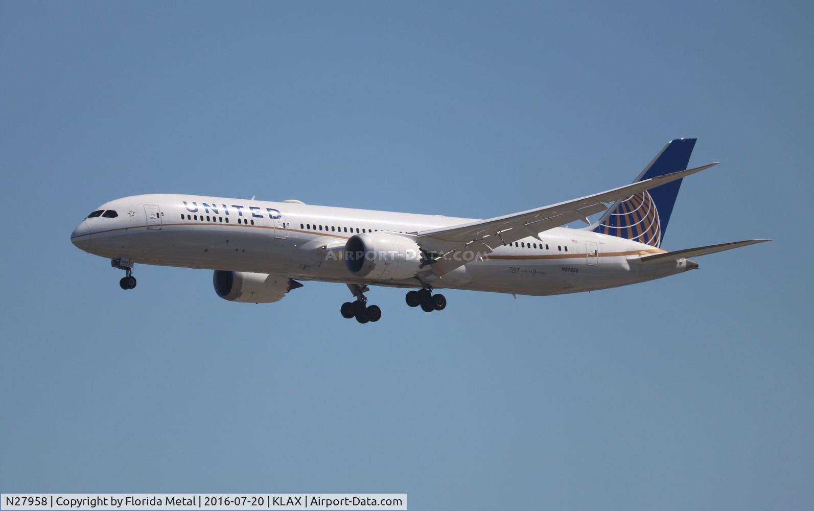 N27958, 2015 Boeing 787-9 Dreamliner C/N 36406, United 787-9