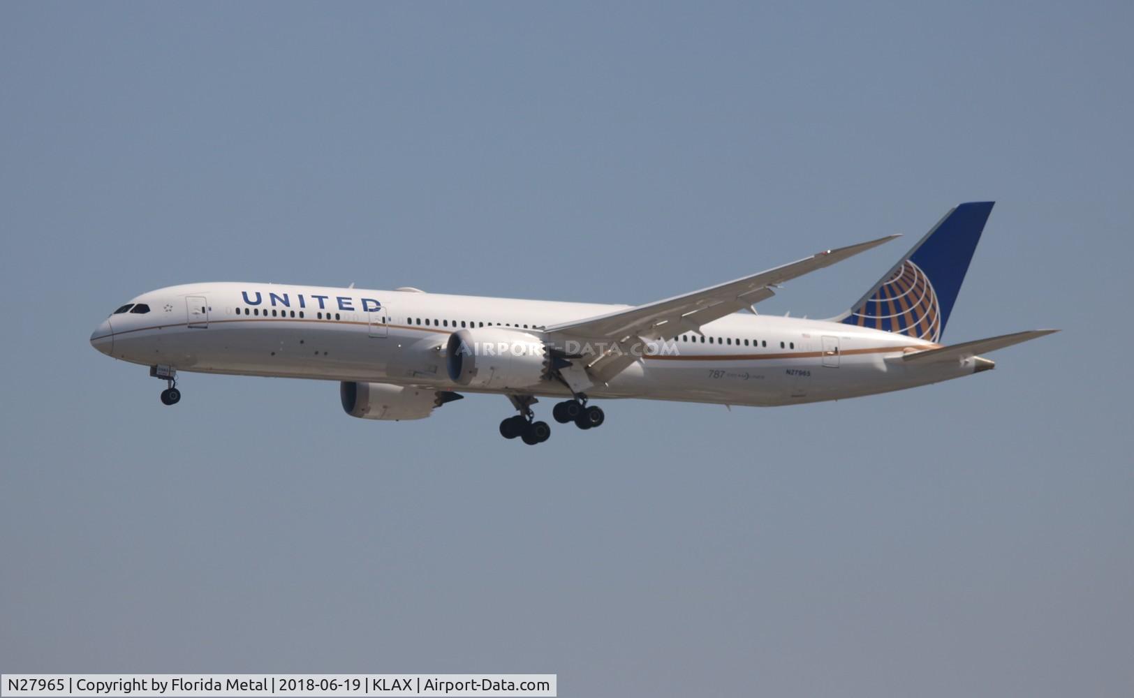 N27965, 2016 Boeing 787-9 Dreamliner C/N 37815, United 787-9