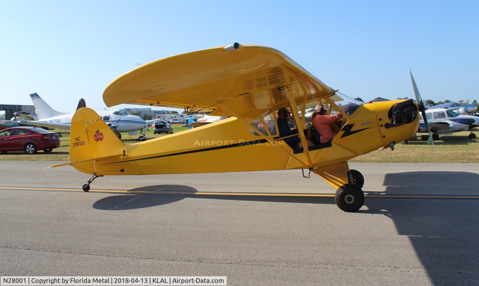 N28001, 1946 Piper J3C-65 Cub C/N 18874, Piper J3 Cub
