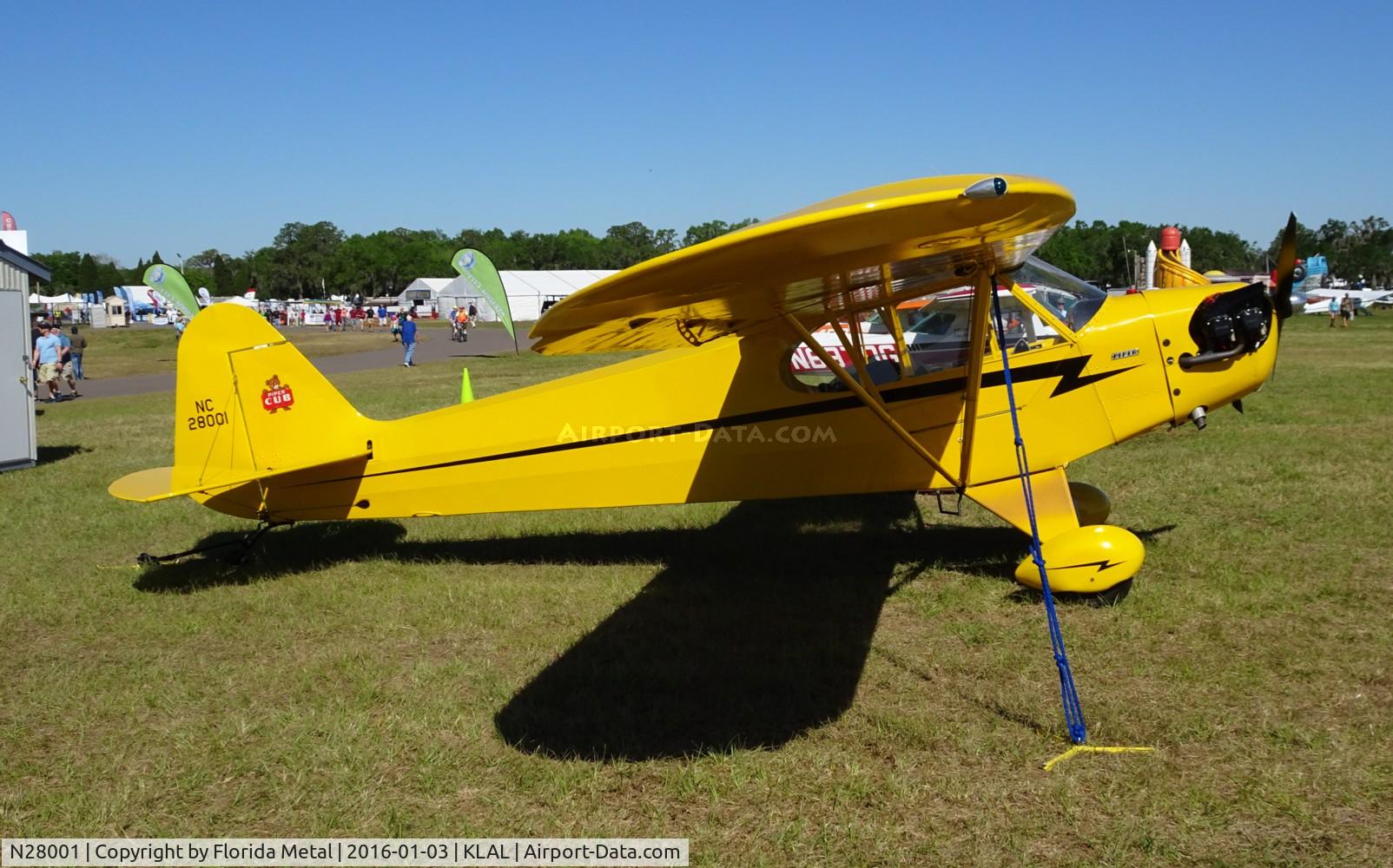 N28001, 1946 Piper J3C-65 Cub C/N 18874, Piper J3 Cub