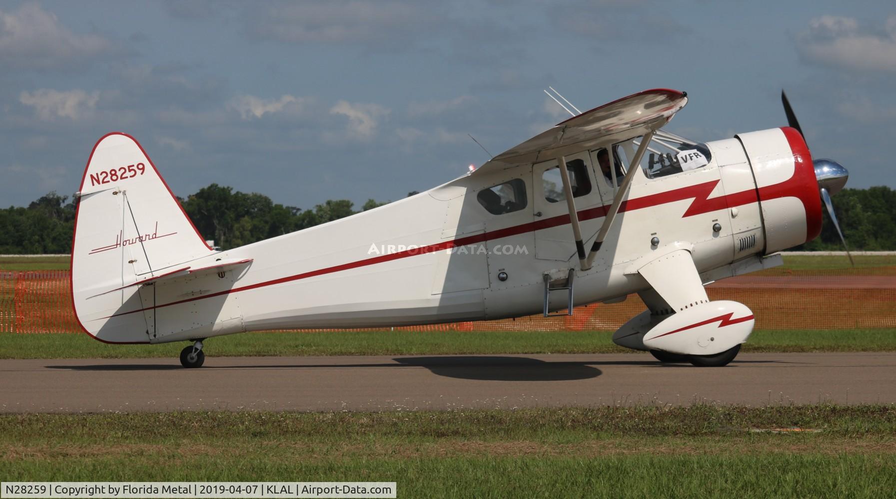 N28259, 1941 Howard Aircraft DGA-15P C/N 548, Howard DGA-15P