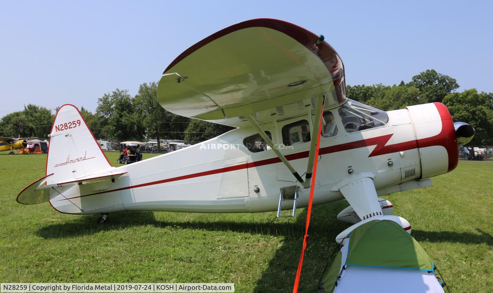 N28259, 1941 Howard Aircraft DGA-15P C/N 548, Howard DGA-15P