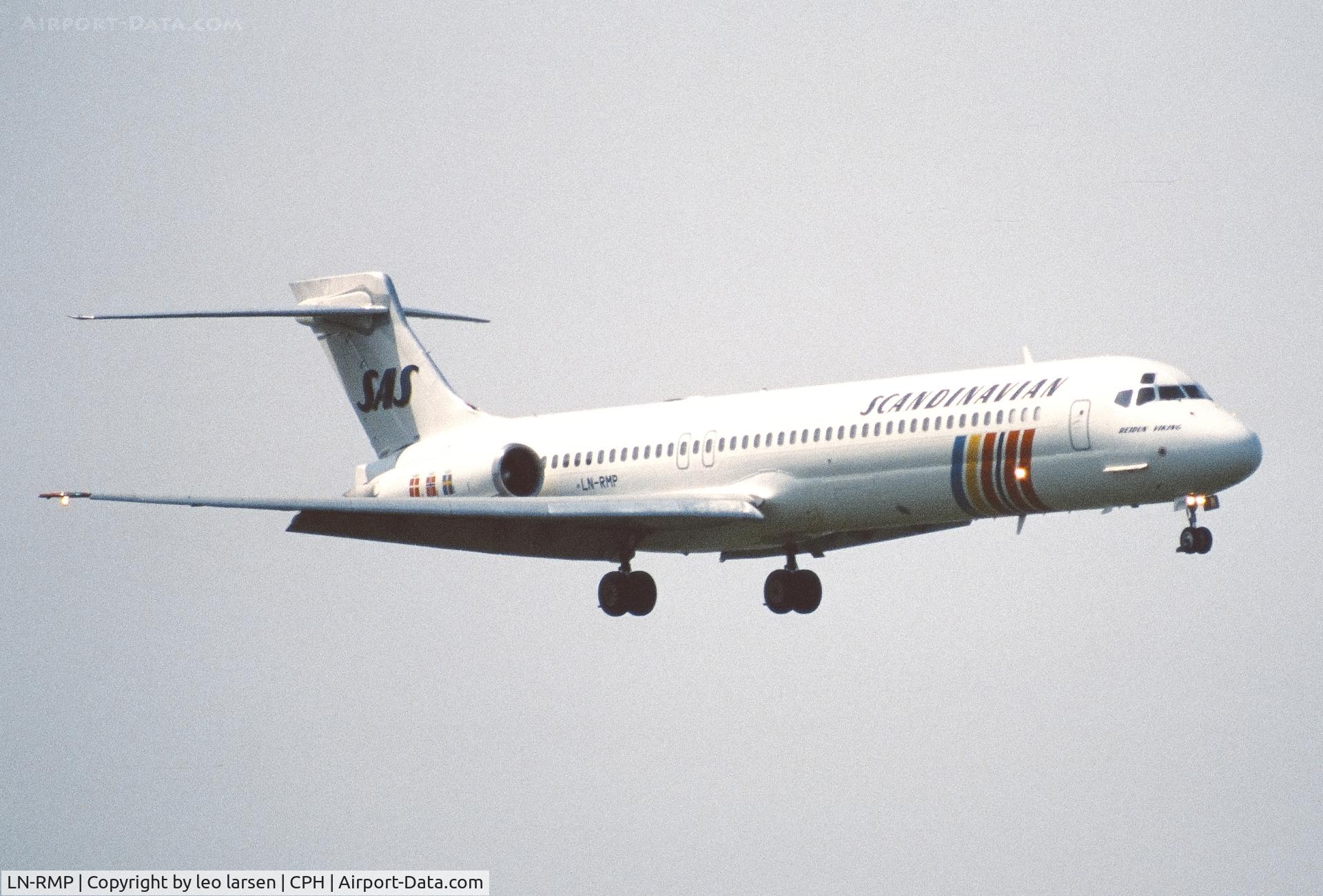 LN-RMP, 1991 McDonnell Douglas MD-87 (DC-9-87) C/N 53337, Copenhagen 11.5.1993