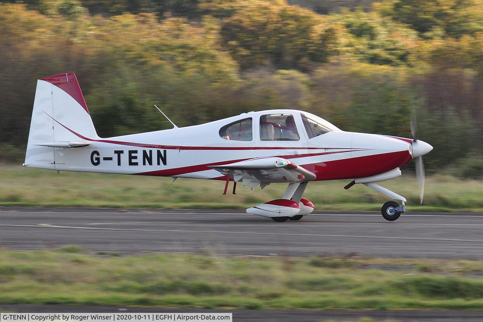 G-TENN, 2016 Vans RV-10 C/N LAA 339-15222, Resident aircraft departing Runway 28.
