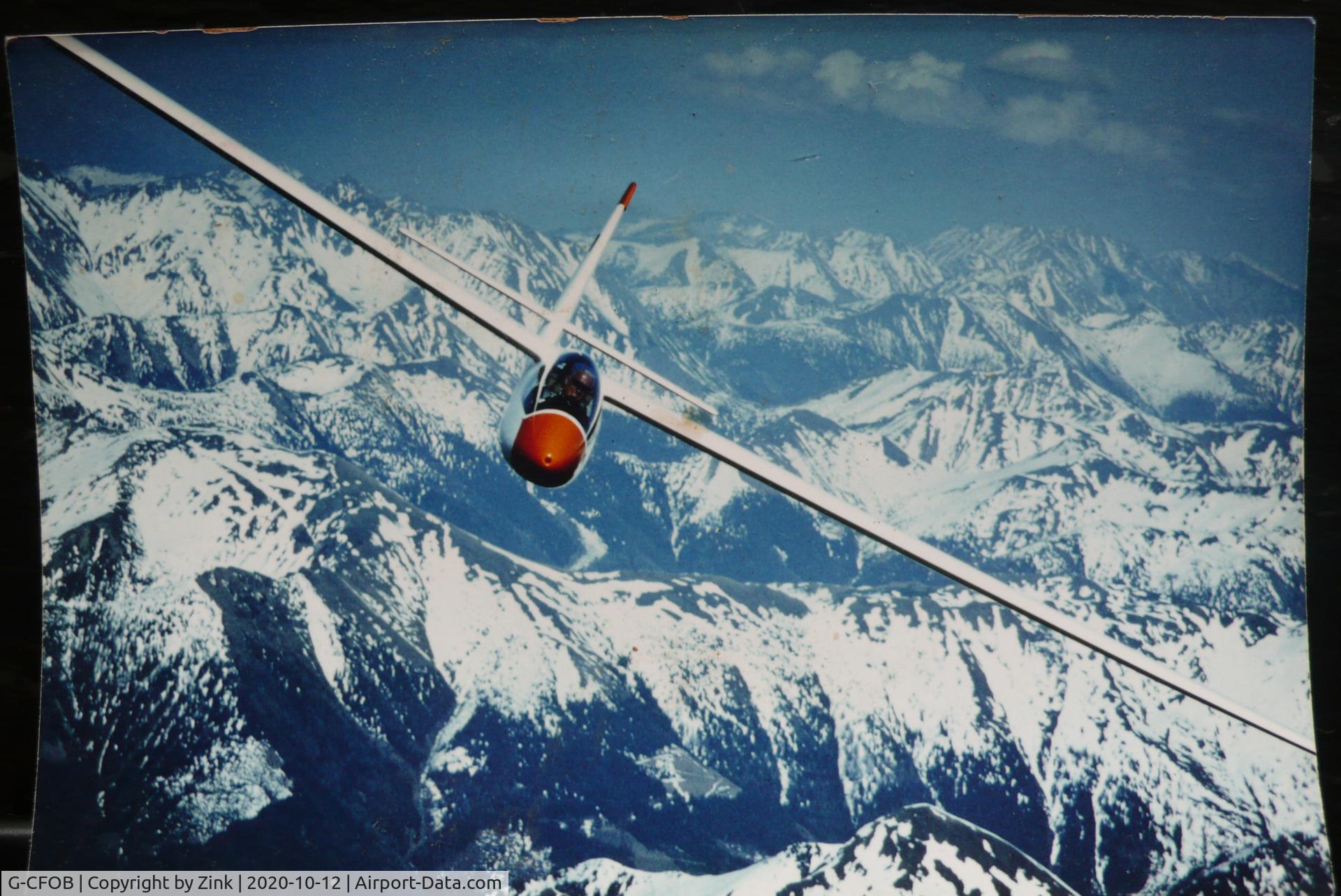 G-CFOB, 1974 Schleicher ASW-15B C/N 15340, Shot in the Austrian Alpes spring ´81