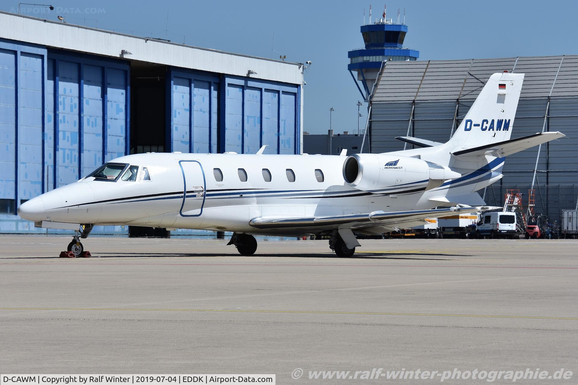 D-CAWM, 2008 Cessna 560 Citation XLS+ C/N 560-6002, Cessna 560XL Citation XLS+ - Aerowest GmbH - 5606002 - D-CAWM - 04.07.2019 - CGN