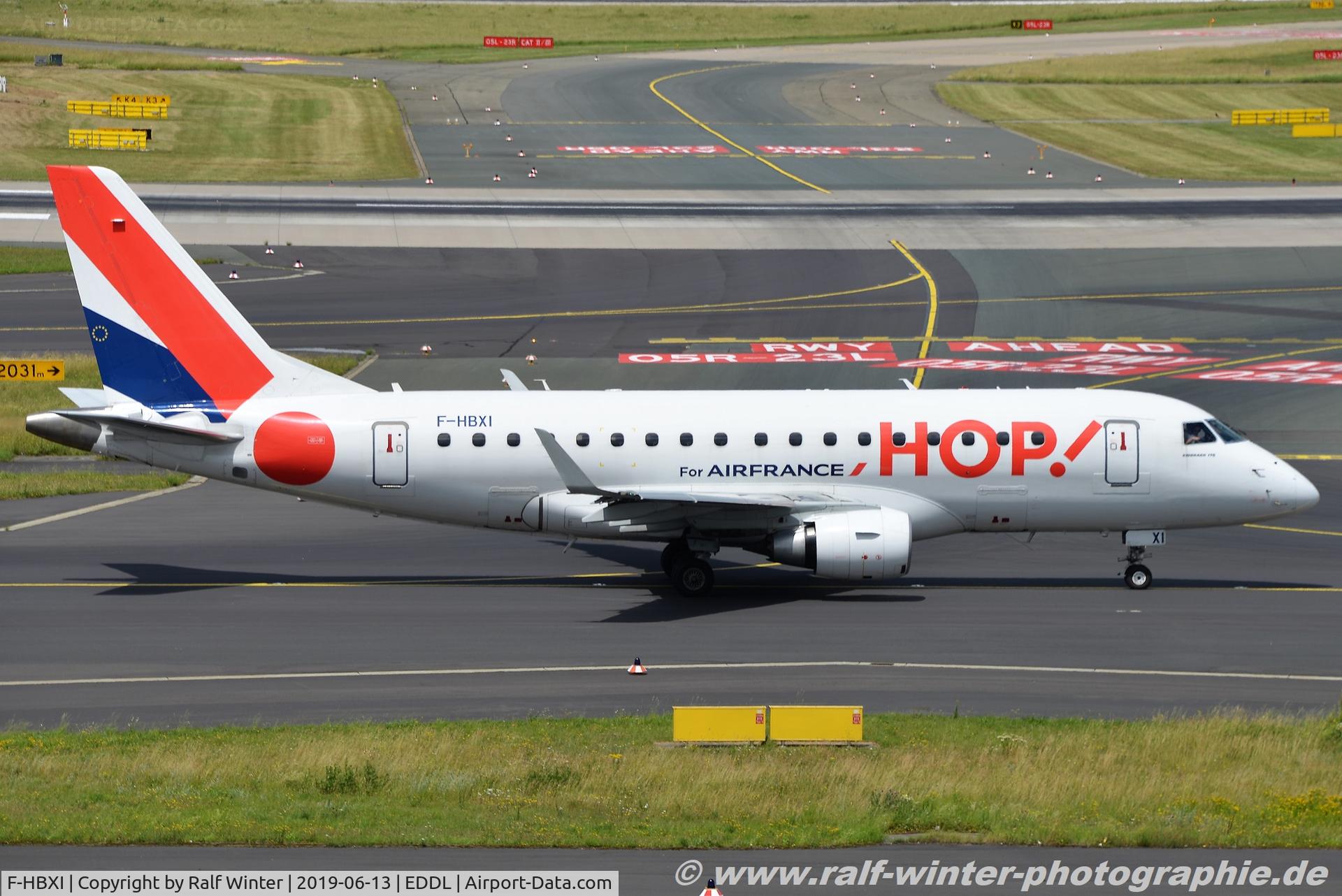 F-HBXI, 2010 Embraer 170ST (ERJ-170-100ST) C/N 17000310, Embraer ERJ-170STD 170-100 - A5 HOP HOP! opby RAE Regional CAE - 17000310 - F-HBXI - 13.06.2019 - DUS