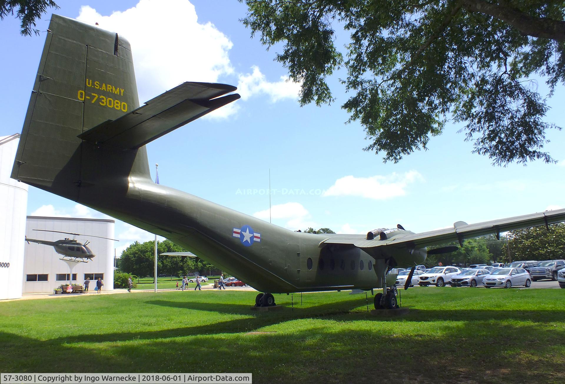 57-3080, 1957 De Havilland Canada YC-7A Caribou (YAC-1) C/N 4, De Havilland Canada YC-7A (DHC-4) Caribou at the US Army Aviation Museum, Ft. Rucker AL