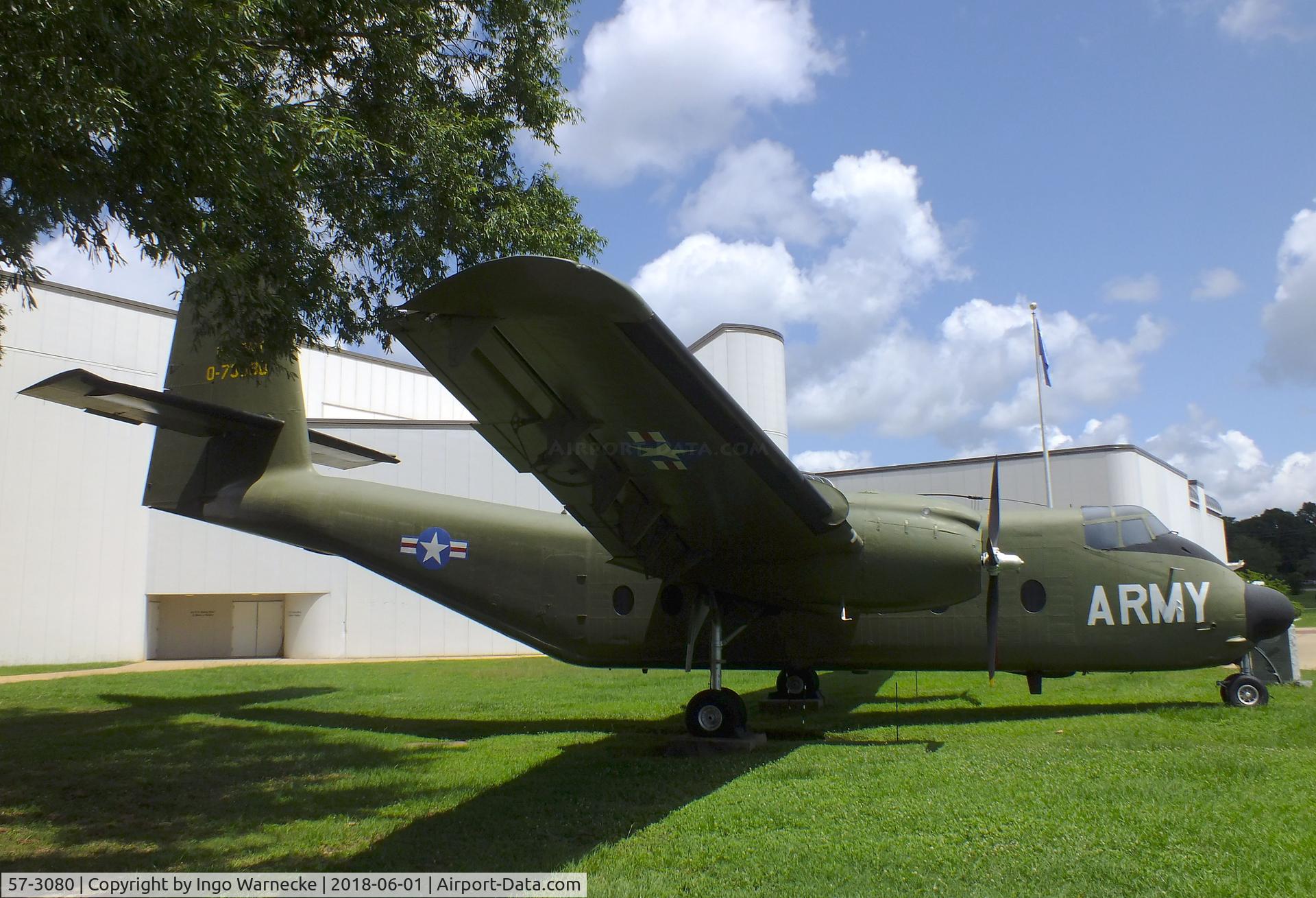 57-3080, 1957 De Havilland Canada YC-7A Caribou (YAC-1) C/N 4, De Havilland Canada YC-7A (DHC-4) Caribou at the US Army Aviation Museum, Ft. Rucker AL