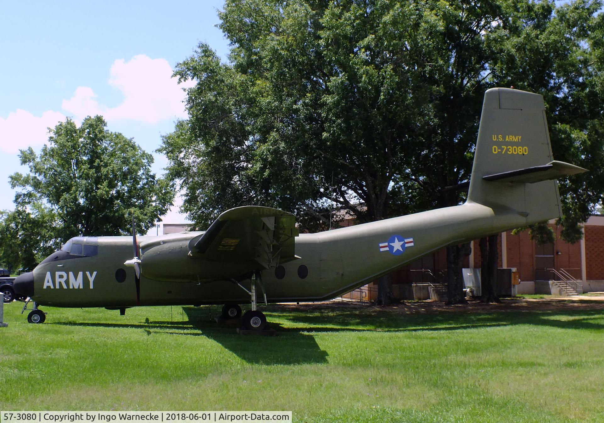 57-3080, 1957 De Havilland Canada YC-7A Caribou (YAC-1) C/N 4, De Havilland Canada YC-7A (DHC-4) Caribou at the US Army Aviation Museum, Ft. Rucker AL