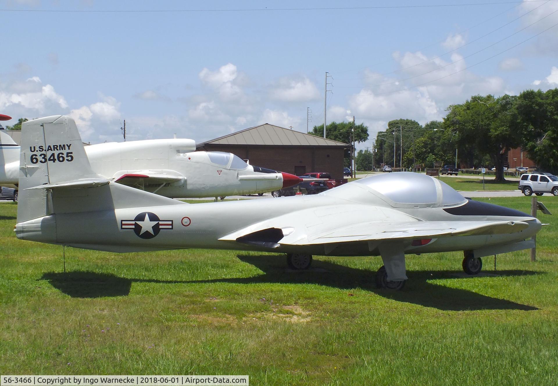 56-3466, 1956 Cessna T-37B-CE Tweety Bird C/N 40038, Cessna T-37B-CE at the US Army Aviation Museum, Ft. Rucker AL