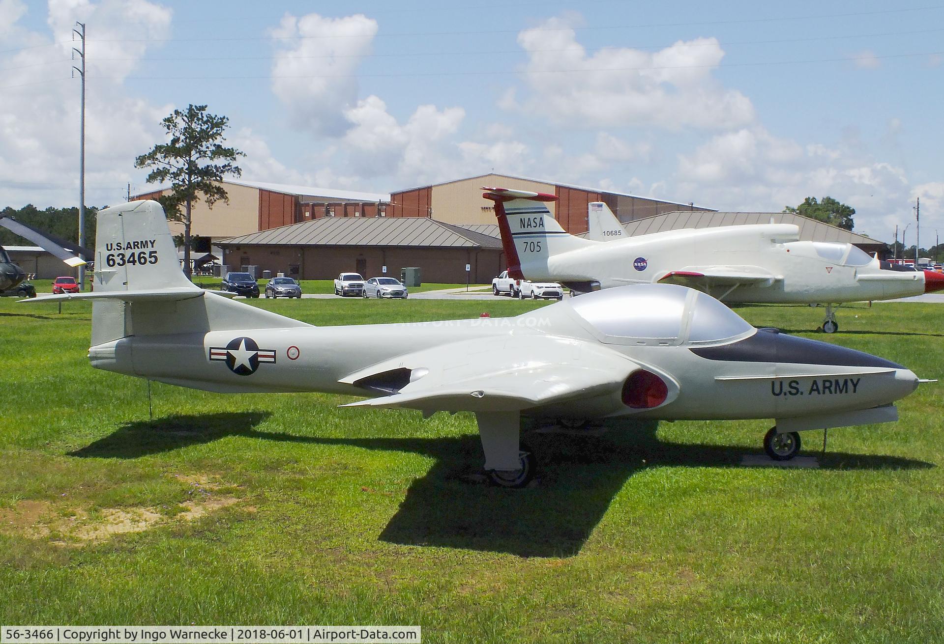 56-3466, 1956 Cessna T-37B-CE Tweety Bird C/N 40038, Cessna T-37B-CE at the US Army Aviation Museum, Ft. Rucker AL