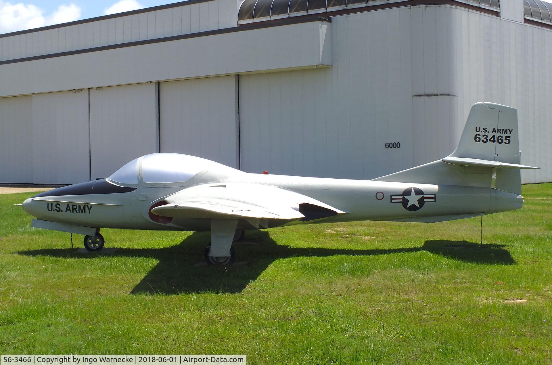 56-3466, 1956 Cessna T-37B-CE Tweety Bird C/N 40038, Cessna T-37B-CE at the US Army Aviation Museum, Ft. Rucker AL