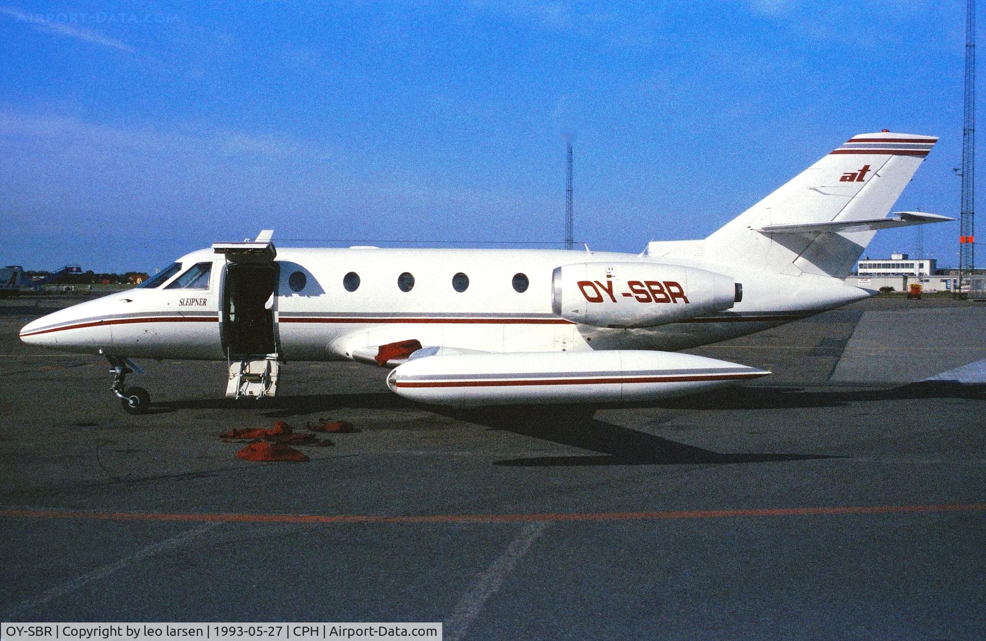 OY-SBR, 1975 Aerospatiale SN-601 Corvette C/N 23, Copenhagen 27.5.1993