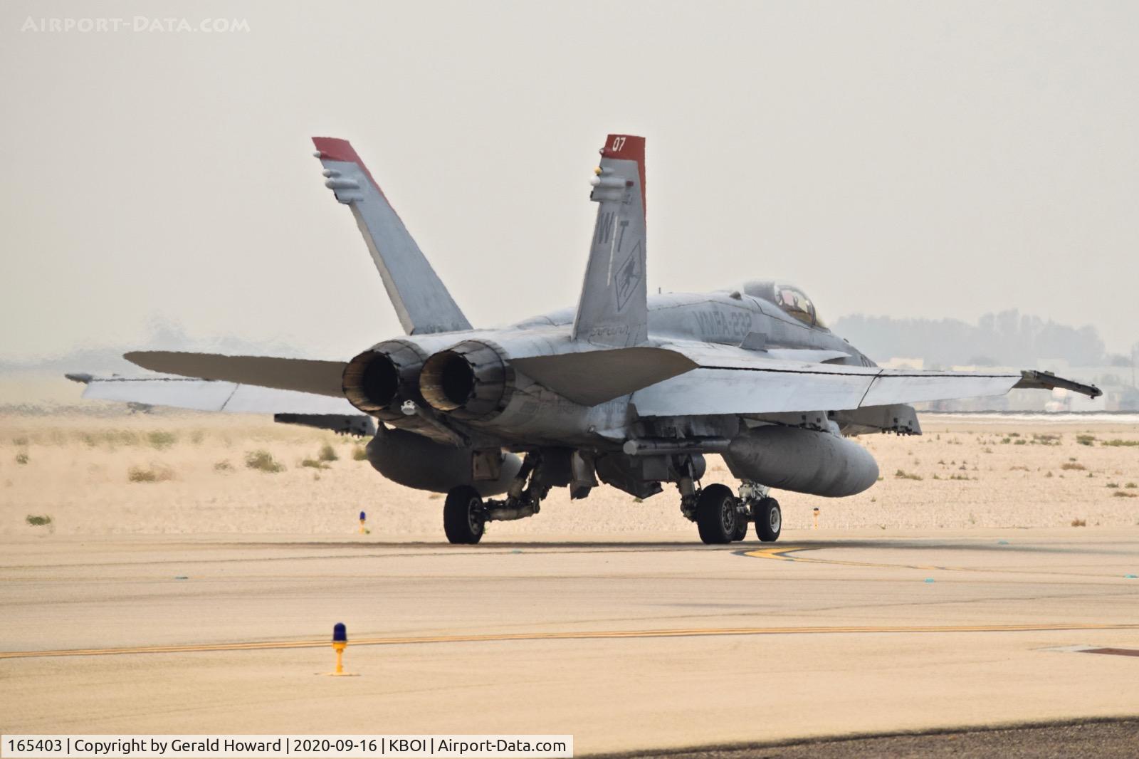 165403, McDonnell Douglas F/A-18C Hornet C/N 1428/C460, (WT-07). Taxiing on Alpha. VMFA-232 